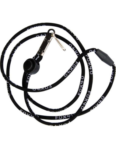 Silbato Mini Fox 40 Original con Cordón Negro 7.62cm