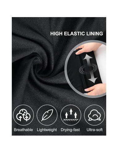 Pantalones Cortos de Gimnasio Sureio 2 en 1 Secado Rápido 3 Pcs