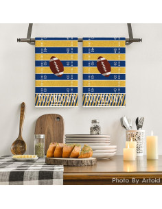 Juego de 2 Toallas de Cocina Artoid Mode Naranja 45.72x66.04 cm 2