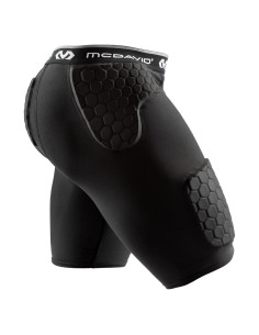 Pantalones Cortos de Compresión McDavid Hombre con Almohadillas HEX
