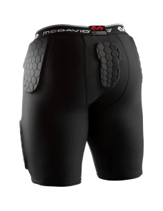 Pantalones Cortos de Compresión McDavid Hombre con Almohadillas HEX 2