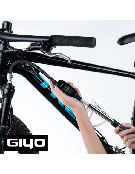 Bomba de Choque Digital GIYO GS-52L 600 PSI Aluminio Ergonómica