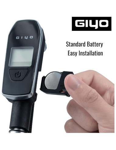 Bomba de Choque Digital GIYO GS-52L 600 PSI Aluminio Ergonómica