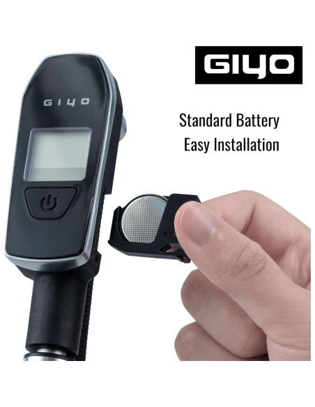 Bomba de Choque Digital GIYO GS-52L 600 PSI Aluminio Ergonómica