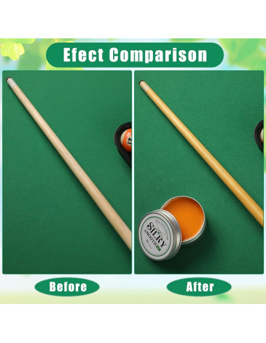 Paquete de 3 Ceras para Ejes de Taco de Billar Threlaco 50g