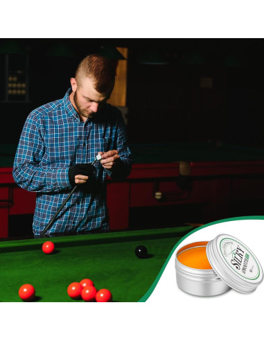 Paquete de 3 Ceras para Ejes de Taco de Billar Threlaco 50g