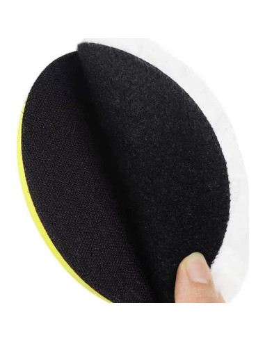 Almohadillas de Pulido de Lana IPELY 6 Pcs 150mm con Adaptador