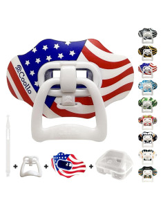 Protector Bucal 2-en-1 Coollo Sports para Fútbol Adultos y Jóvenes