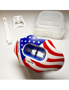 Protector Bucal 2-en-1 Coollo Sports para Fútbol Adultos y Jóvenes 2