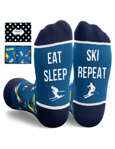 Calcetines de Esquí Zmart para Hombres - Regalo Divertido