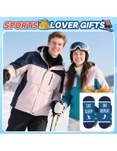 Calcetines de Esquí Zmart para Hombres - Regalo Divertido