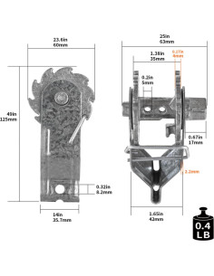Tensores de Alambre para Cercas Eléctricas Bamboo's Grocery - Paquete de 10 2