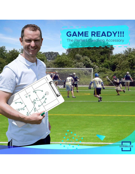 Pizarra de Borrado en Seco Scribbledo para Entrenadores 38x23 cm