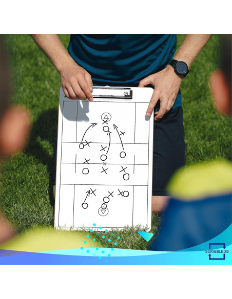 Pizarra de Borrado en Seco Scribbledo para Entrenadores 38x23 cm