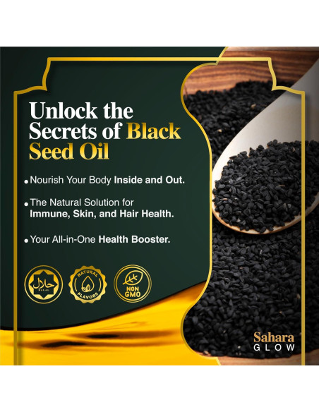 Aceite de Semilla Negra Zamann Naturals 120ml - 100% Puro Nigella Sativa