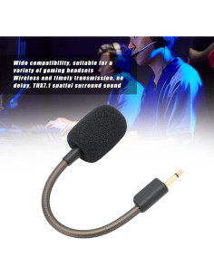 Micrófono de Reemplazo Bewinner para Auriculares Razer BlackShark V2 2