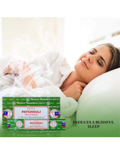 Incienso Satya Nag Champa Pachuli 12 Unidades 15g 2