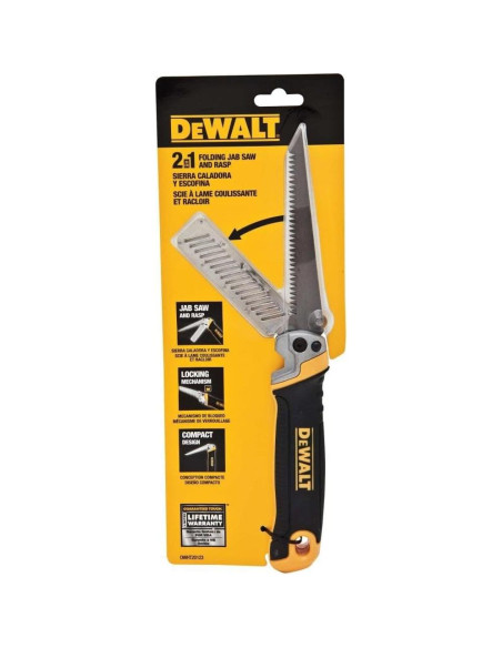 Sierra de Punzón Plegable DeWalt DWHT20123 26.67 cm 2-en-1