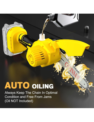 Sierra de Cadena Mini Dewalt 20V 8" Inalámbrica Ligera