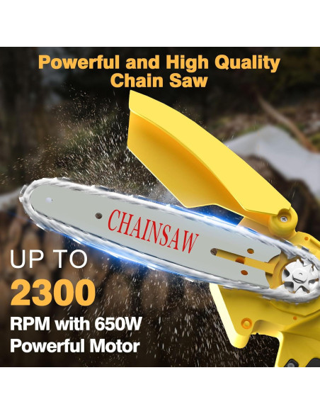 Sierra de Cadena Mini Dewalt 20V 8" Inalámbrica Ligera