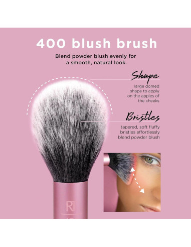 Brocha de Maquillaje para Rubor Real Techniques Ultra Plush 20cm