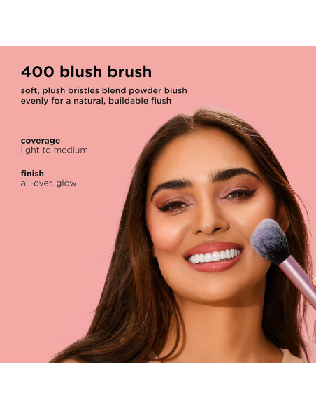 Brocha de Maquillaje para Rubor Real Techniques Ultra Plush 20cm