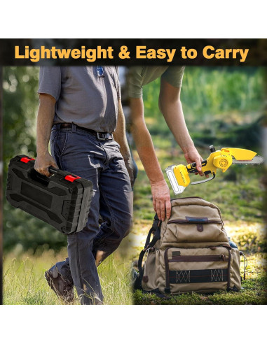 Sierra de Cadena Mini Dewalt 20V 8" Inalámbrica Ligera