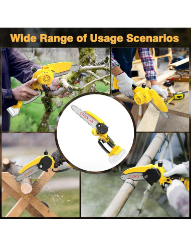 Sierra de Cadena Mini Dewalt 20V 8" Inalámbrica Ligera