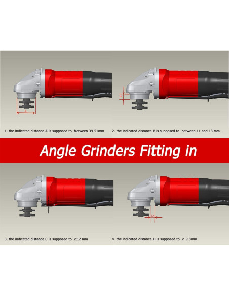 Cubierta de polvo Dastool Dt1701-125D para amoladora 5"