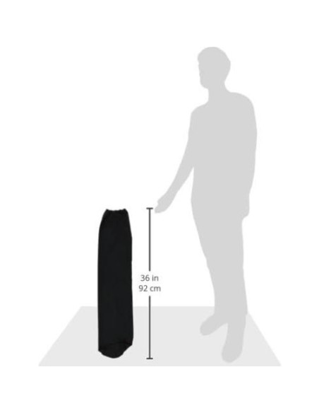 Cubierta de Espuma Negra para Rodillo de Rehabilitación Advantage 91.44 cm