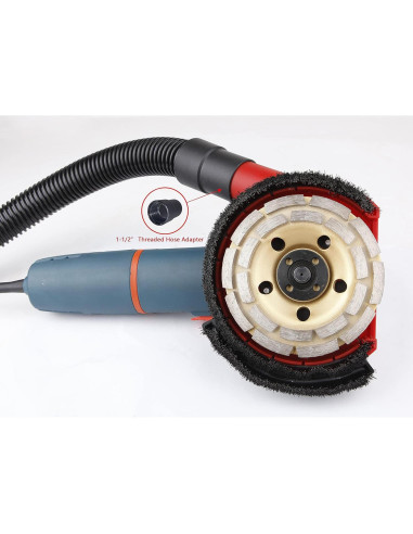 Cubierta de polvo Dastool Dt1701-125D para amoladora 5"