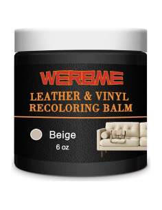 Bálsamo Restaurador de Color para Cuero WERBME Beige 220g