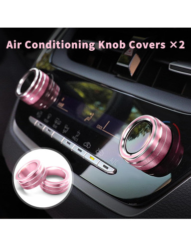 Juego de Cubiertas de Perilla de Aluminio Polodunn para Corolla 2020-2026