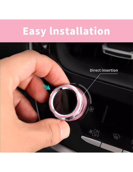 Juego de Cubiertas de Perilla de Aluminio Polodunn para Corolla 2020-2026