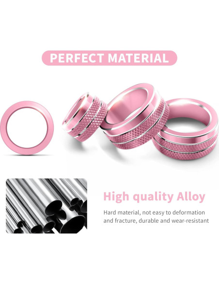 Juego de Cubiertas de Perilla de Aluminio Polodunn para Corolla 2020-2026