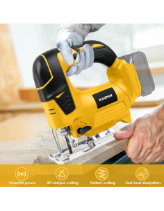 Sierra de Calar Inalámbrica Daspom 20V 3000 RPM 10 Hojas 2