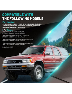 Bomba de dirección asistida Farrme 21-5844 con reservorio Toyota 2