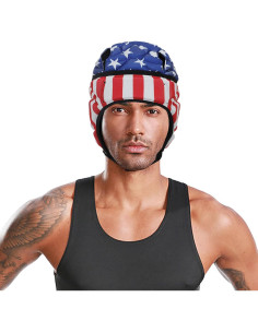 Casco de Rugby NICEYST FIT-EQT-121-124-XQ Bandera Americana 2