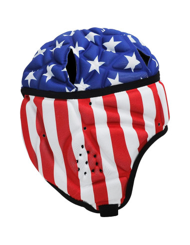 Casco de Rugby NICEYST FIT-EQT-121-124-XQ Bandera Americana