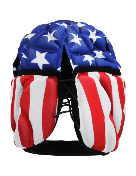 Casco de Rugby NICEYST FIT-EQT-121-124-XQ Bandera Americana
