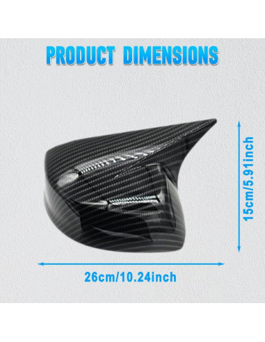 Cubierta de Espejo Lateral Riloer para Honda Civic 2015