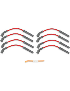 Juego de Cables de Bujía MSD 32829 8.5mm Rojo 31.75cm 2