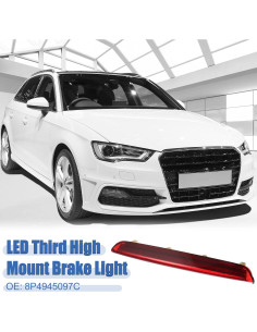 Luz de Freno LED Tercera X AUTOHAUX para Audi A3 2006-2013 2
