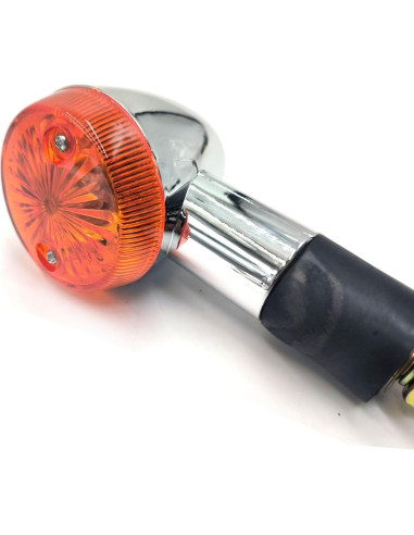 Señales de Giro Motocicleta VRWEARE Cromadas 4 Piezas Ámbar