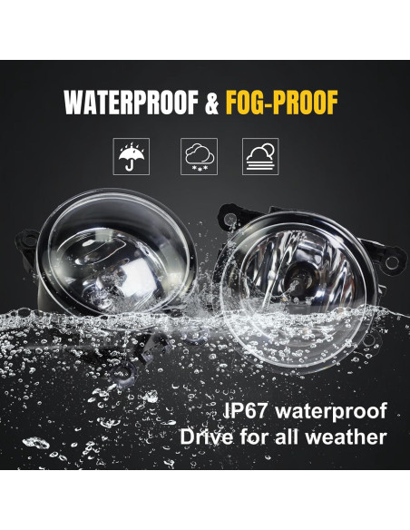 Par de luces antiniebla BOGYL H11 55W para Ford y Acura