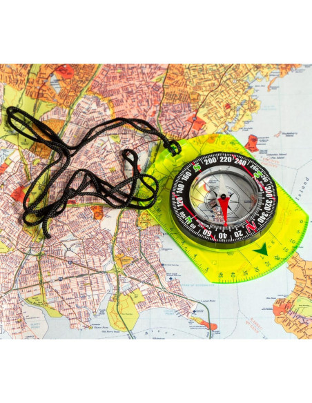 Brújula de Orientación TurnOnSport - Base Acrílica 360