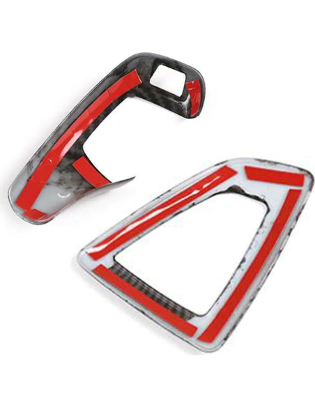 Cubierta de Perilla de Cambio de Marchas BMW YUNHECAM Fibra de Carbono