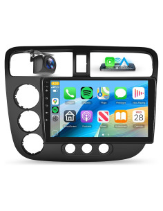 Estéreo de Coche Android 8-Core 4+64G para Honda Civic 2001-2005