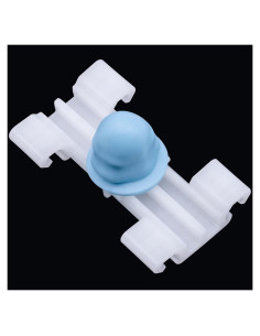 25 Clips de Moldura Lateral BMW E46 Yongtao Nylon Blanco