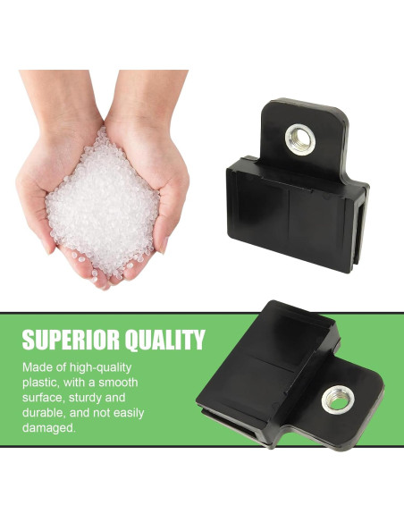 Clips de Retención de Vidrio MLY para Ventanas y Puertas - 2 Piezas